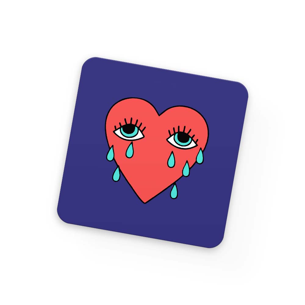 زیر لیوانی Crying Heart