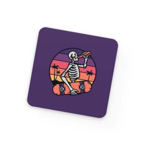 زیر لیوانی Skater Skeleton
