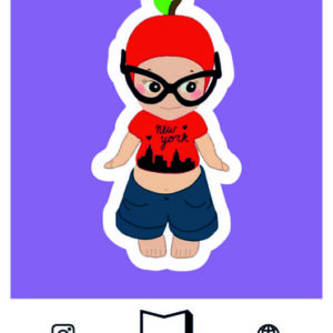 استیکر cute57