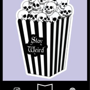 استیکر skeleton popcorns