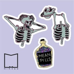 پک استیکر Skeleton