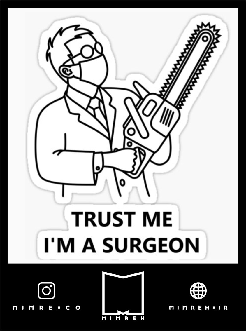 استیکر Surgeon