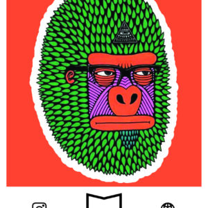 استیکر Freaky Monkey