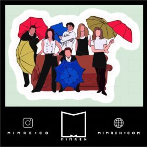 استیکر friends9-3