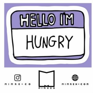 استیکر Hello I'm Hungry