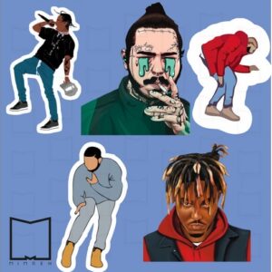 پک استیکر hiphop8