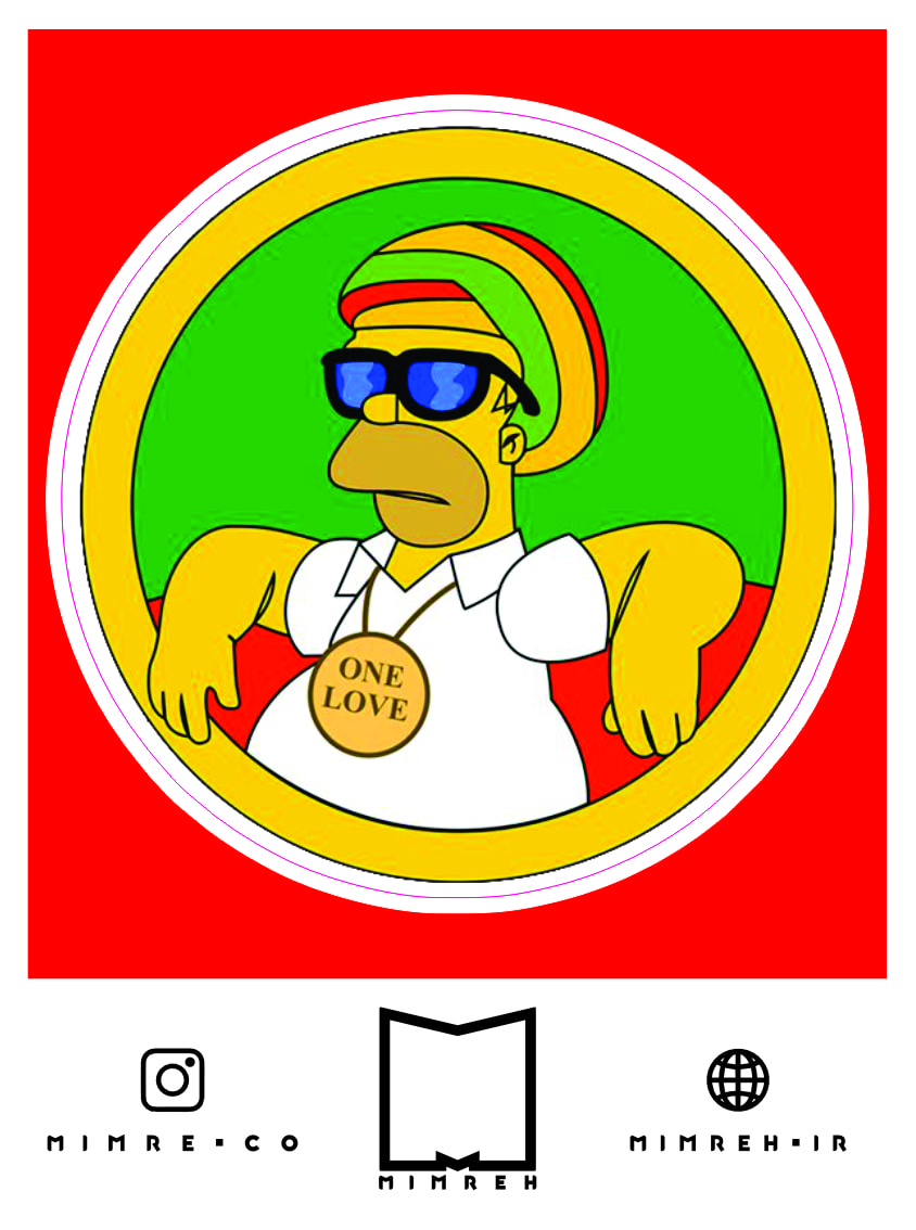 استیکر Hippie3
