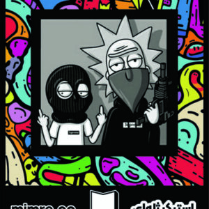 استیکر ژله‌ای rick and morty 2