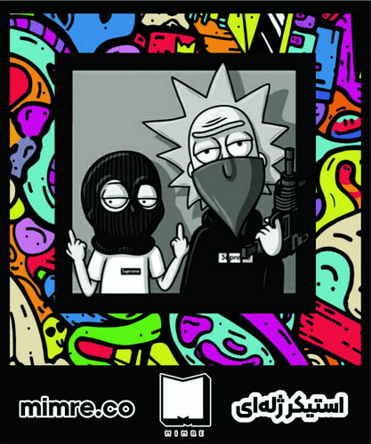 استیکر ژلهای rick and morty 2