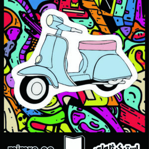 استیکر ژله‌ای vespa 3