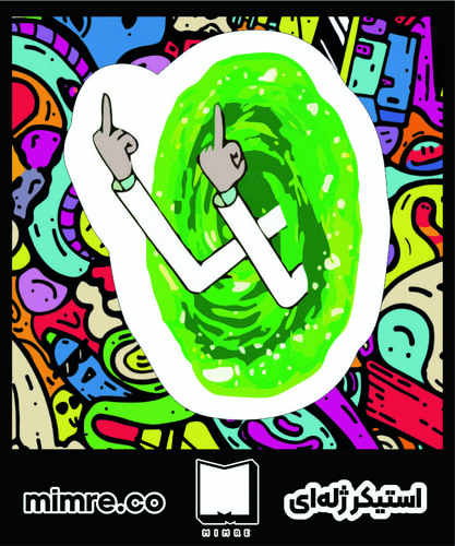 استیکر ژلهای rick and morty 4