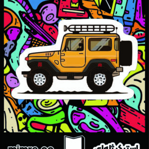 استیکر ژله‌ای offroad 5