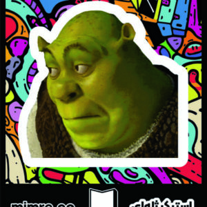 استیکر ژله‌ای shrek meme