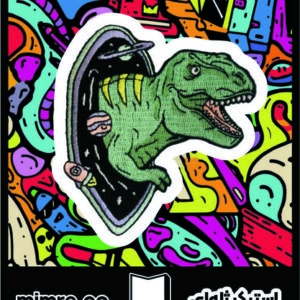 استیکر ژله‌ای t-rex