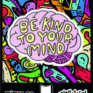 استیکر ژله‌ای be kind to your mind