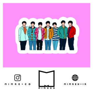 استیکر korean - anime - bts102