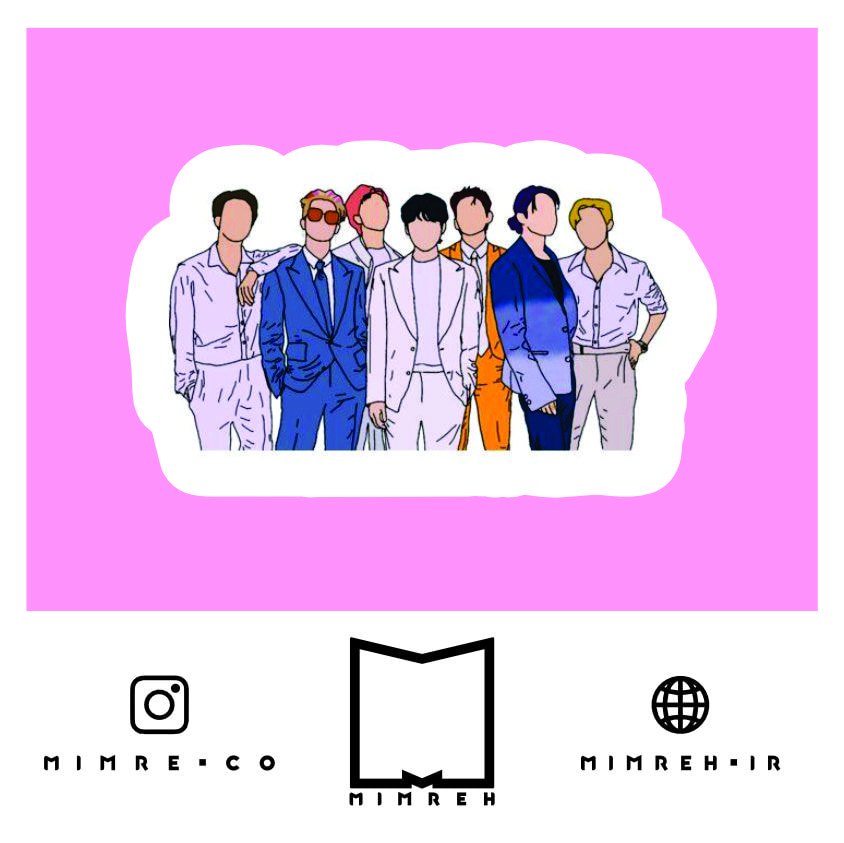استیکر korean - anime - bts105