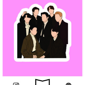 استیکر korean - anime - bts106