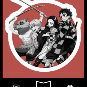استیکر Demon Slayer - Anime