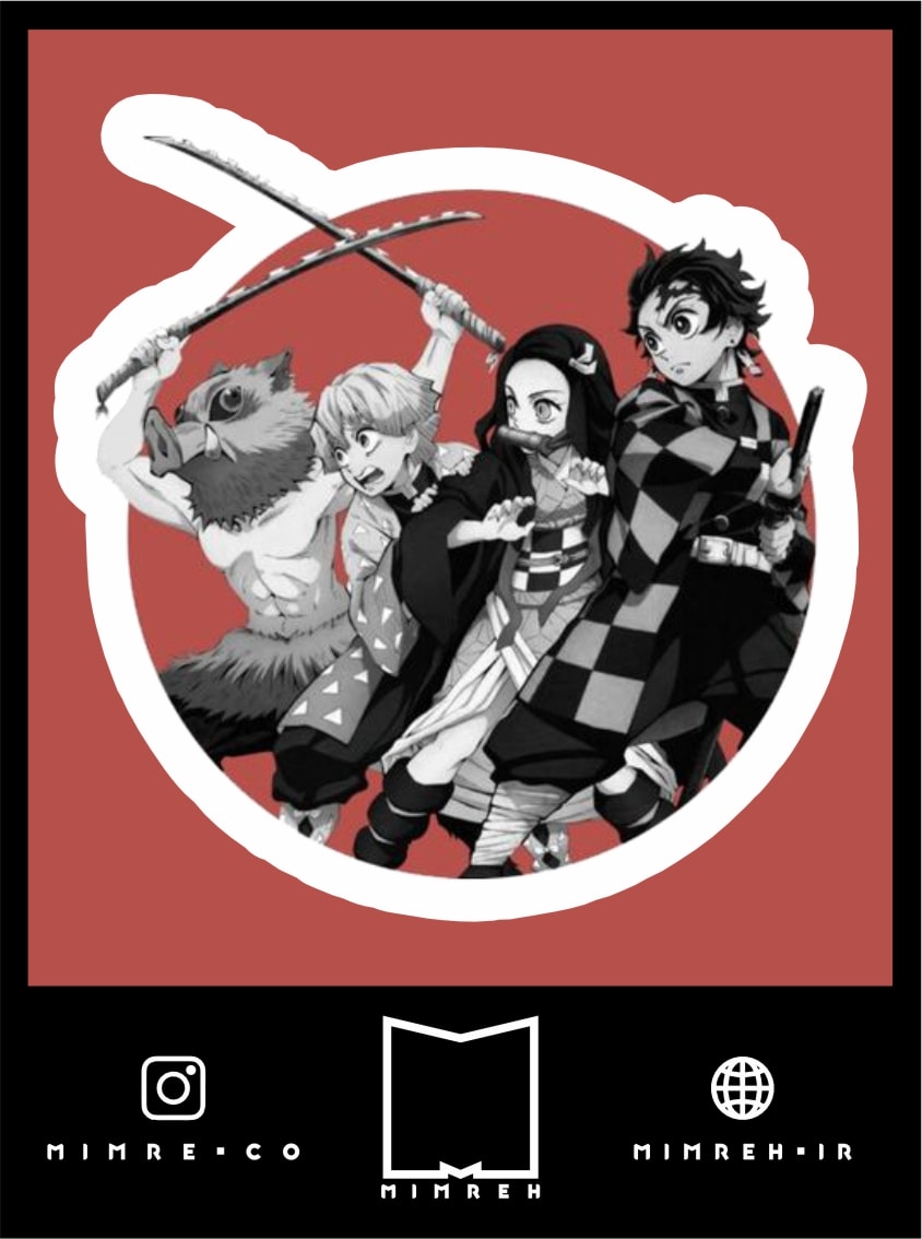 استیکر Demon Slayer - Anime