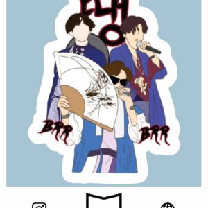 استیکر bts - kpop