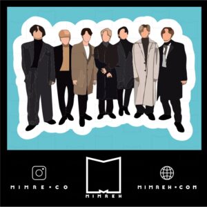 استیکر bts 4-2 kpop