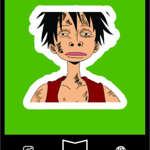 استیکر luffy fun