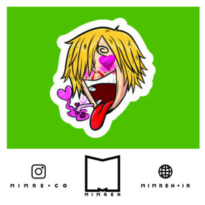 استیکر  sanji