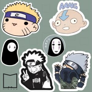 پک استیکر anime9