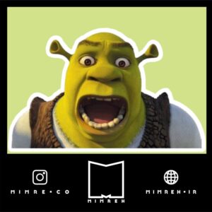 استیکر Shrek meme
