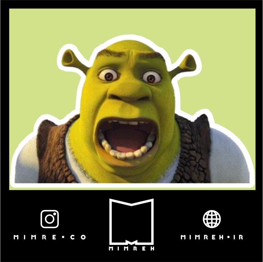استیکر Shrek meme