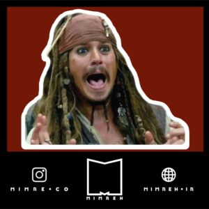 استیکر jack sparrow