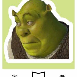 استیکر Shrek meme