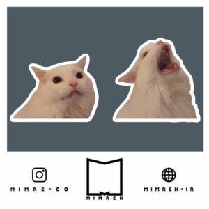 استیکر Cat Meme