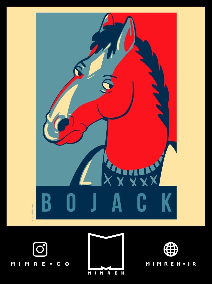 استیکر Bojack horseman (ارسال موشکی سریع)