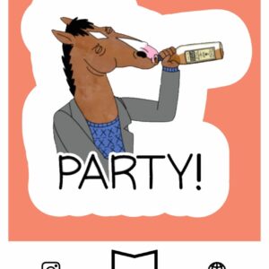 استیکر Bojack horseman