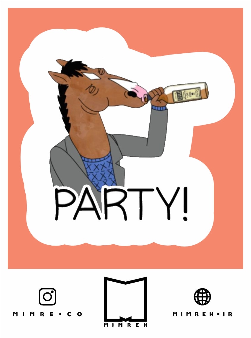 استیکر Bojack horseman (ارسال موشکی سریع)