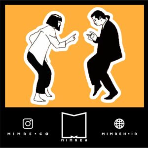استیکر Pulp Fiction