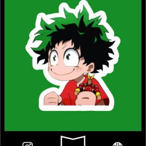 استیکر my hero academia4