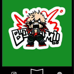 استیکر my hero academia6