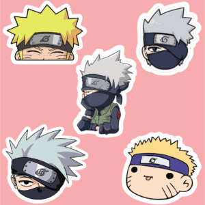 پک استیکر Anime - Naruto 6 (ارسال موشکی سریع)