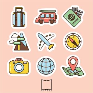 پک استیکر Travel