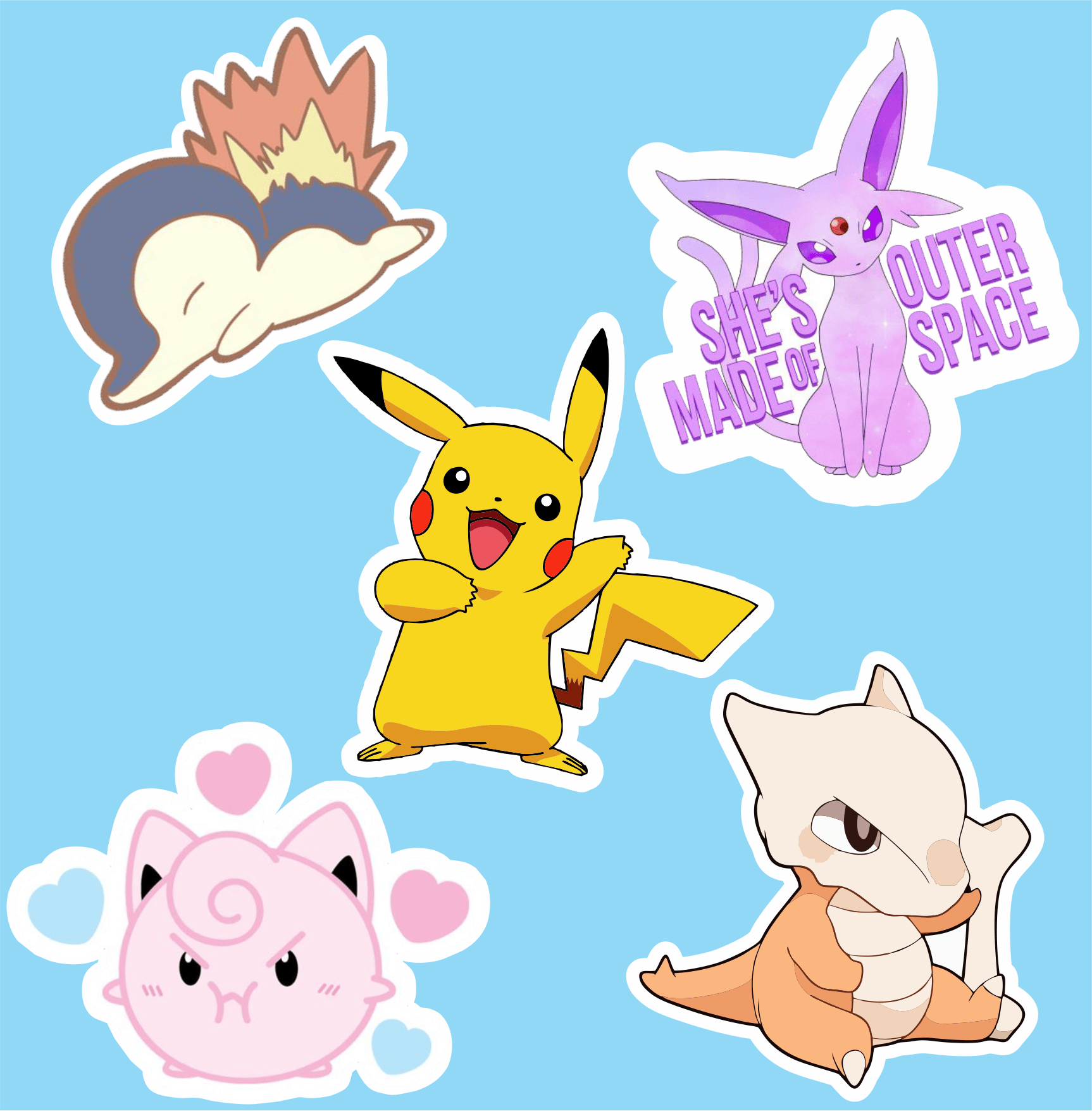 پک استیکر 3 Anime - pokemon