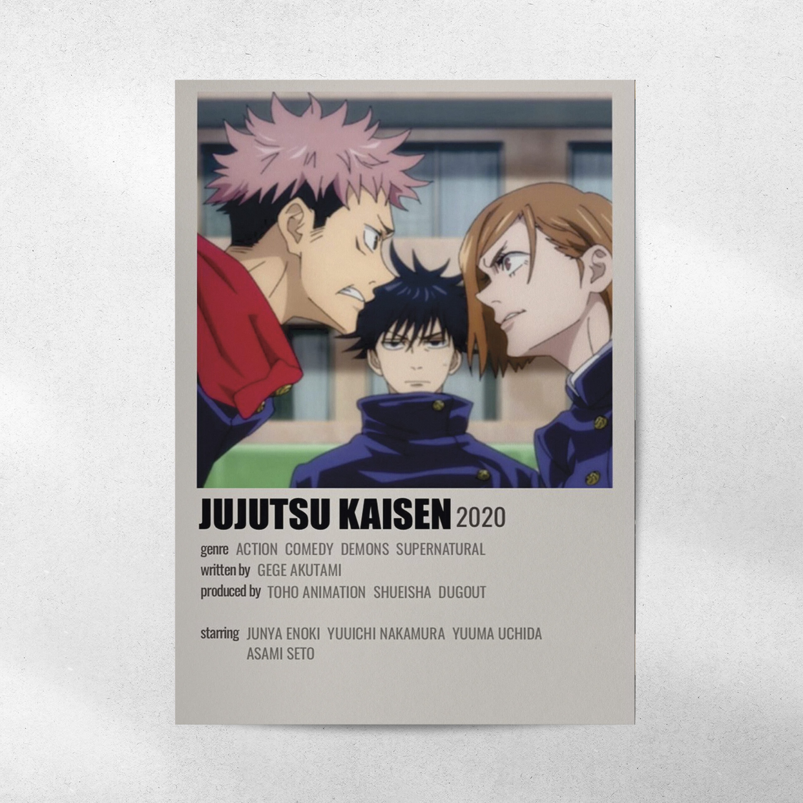 پوستر JUjutsu Kaisen