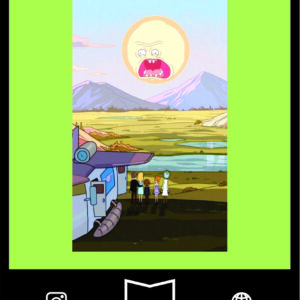 استیکر rickandmorty11