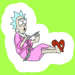 استیکر rickandmorty17