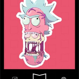 استیکر rickandmorty2-6