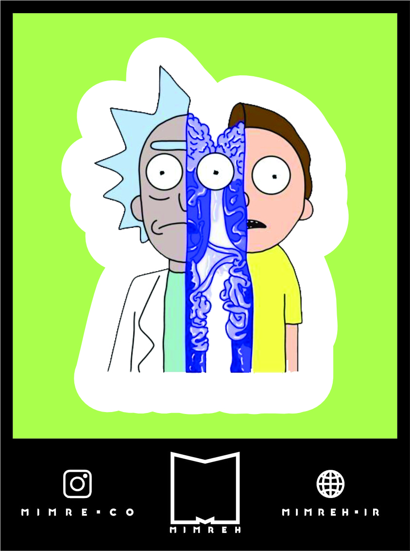 استیکر rickandmorty26