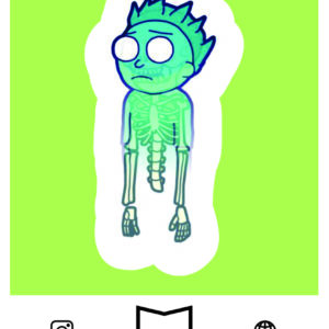 استیکر rickandmorty27