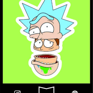 استیکر rickandmorty30